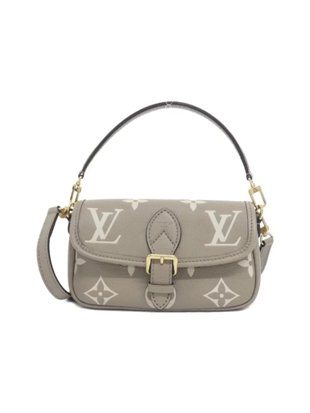 Louis Vuitton Bicolor Monogram Empreinte Nano Diane Shoulder